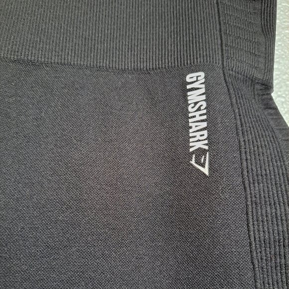 Gymshark Seamless Black Leggings With Side Cutouts - Picture 4 of 7